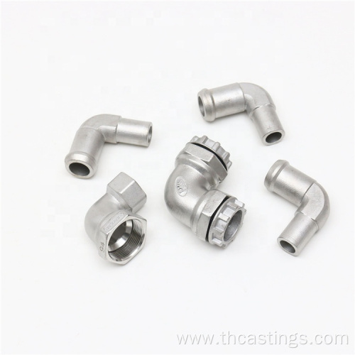 Custom investment casting stainless steel reducing coupling